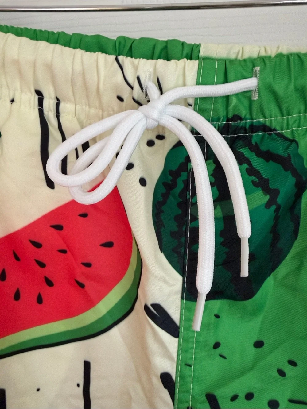 Boys Watermelon Swim Trunks Size Large Mesh Lined Beach Pool Shorts